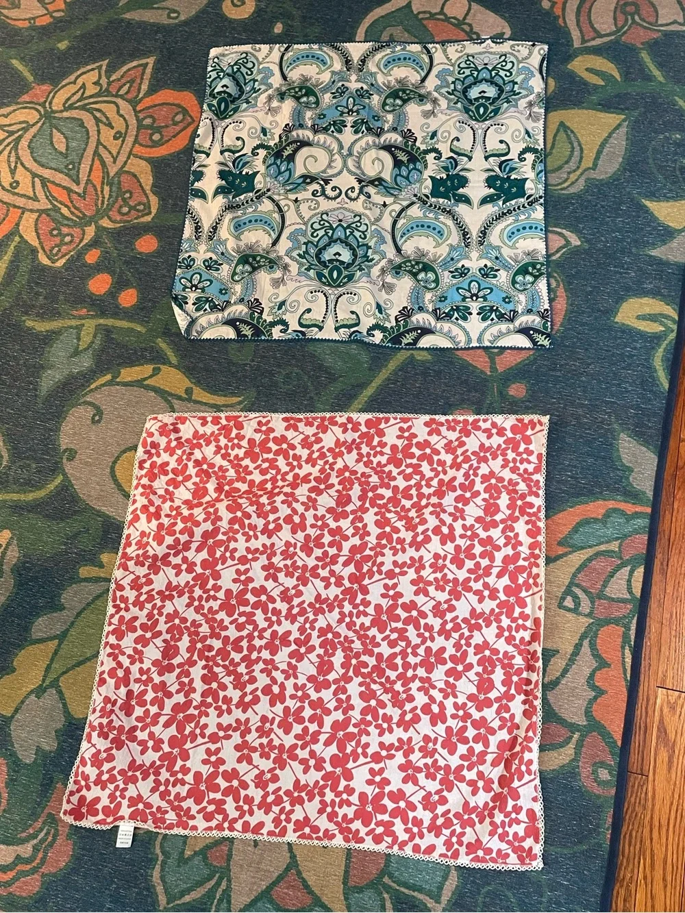 Two 100% cotton bandanas